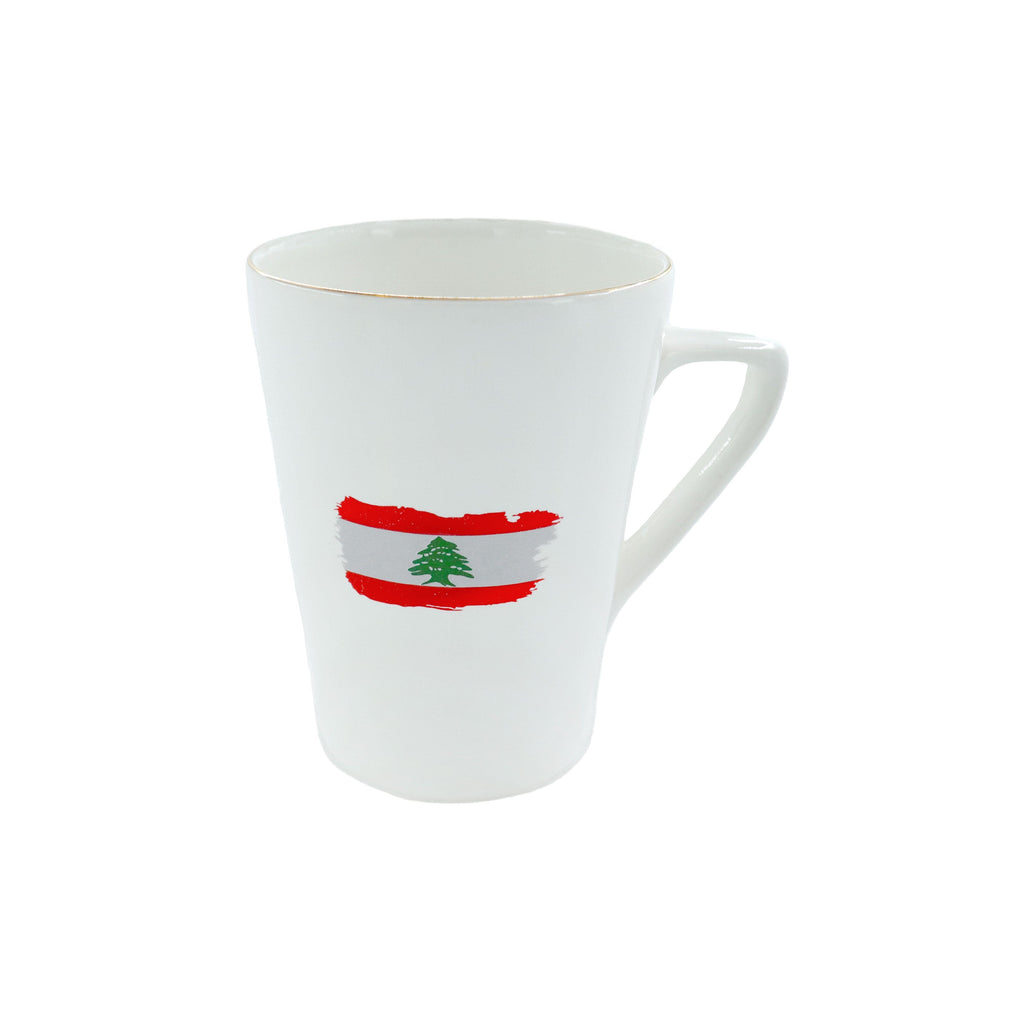 Mouftah El Chark Flag of Lebanon Porcelain Mug
