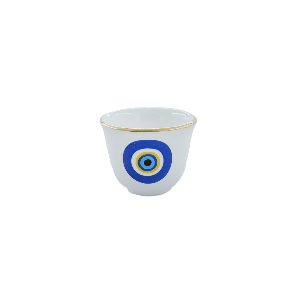 Mouftah El Chark Greek Eye Coffee Cups - Set of 6