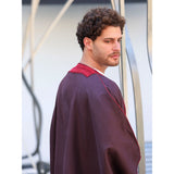 Burgundy Linen Abaya