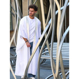 White Linen Abaya
