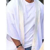 White Linen Abaya