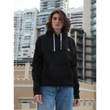 Green Cedar Black Hoodie