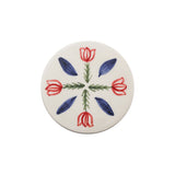 Mouftah El Chark Blue Tulip Coasters - Set Of 2