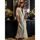 Arabic Poem White Abaya