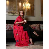 Moon & Stars Fuchsia Abaya