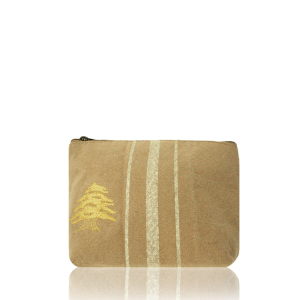 Kraft & Off-White Cedar Pouch