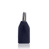 Navy Blue & Off-White Cedar HandBag