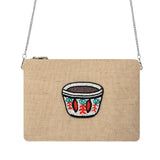 Coffee Cup Beaded Bag