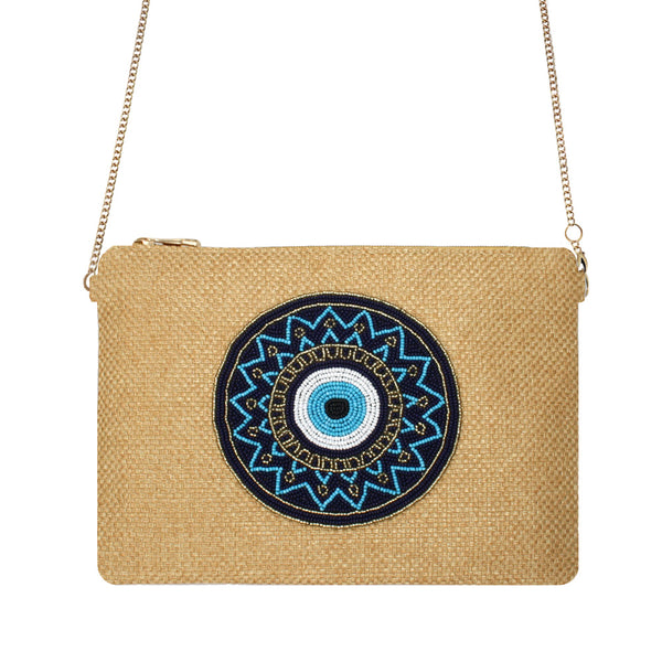 Round Eye Beaded Bag