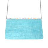 Multicolor Blue Beaded Bag