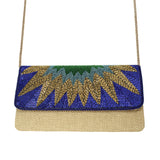 Sun Gold Beaded Bag