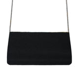 Triangles Black Beaded Bag