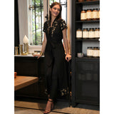 Arabic Letters Black Abaya