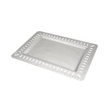 Arcs Aluminium Carved Rectangle Tray