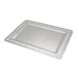 Arcs Aluminium Carved Rectangle Tray