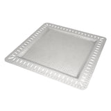 Arcs Aluminium Carved Square Tray