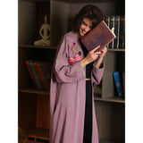 Dragonfly Lilac Abaya