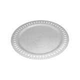 Arcs Aluminium Carved Round Tray