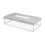 Mouftah El Chark Arcs Aluminium Tissue Box