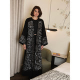 Silver Arabic Calligraphy Abaya