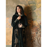 Emerald Green Hooded Abaya