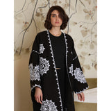 Paisley Black Abaya