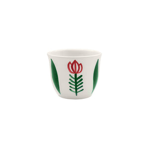 Tulip Green Coffee Cup