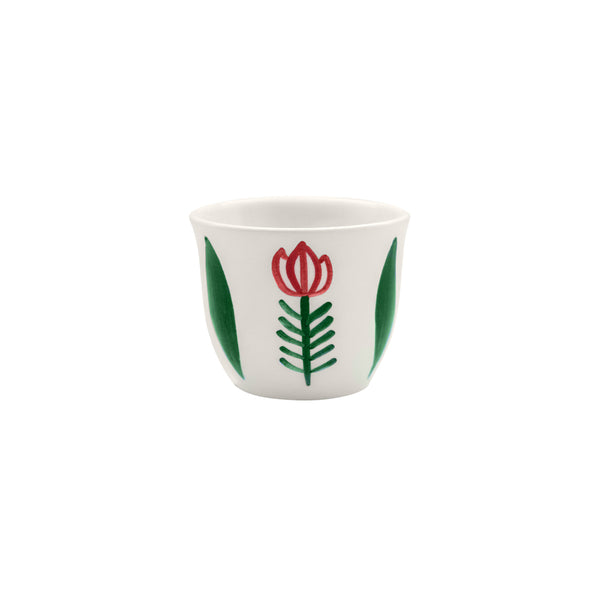 Tulip Green Coffee Cup