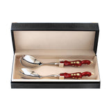 Salad Serving Set - Red