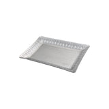Arcs Aluminium Carved Rectangle Plate