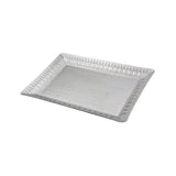 Arcs Aluminium Carved Rectangle Plate