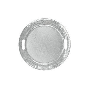Round Aluminium Tray With Handle