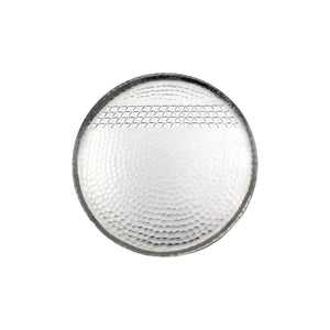 Triangles Aluminium Round Tray