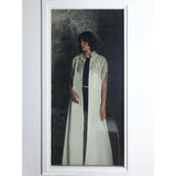 Royal Leaves White Abaya