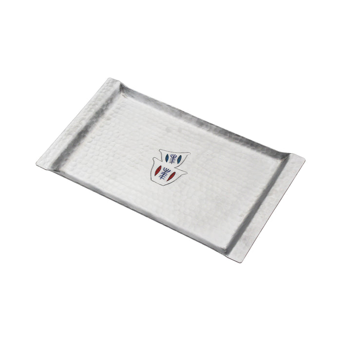 Two Coffee Cups Aluminium Tray