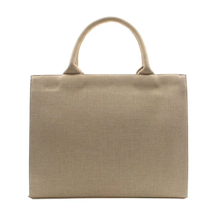 Butterflies Beige Handbag