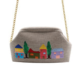Lebanese Houses Beige Clutch