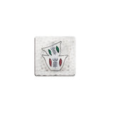 Mouftah El Chark Two Coffee Cups Aluminium Coaster