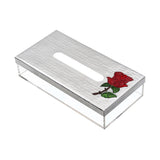 Mouftah El Chark Flower Aluminium Tissue Box