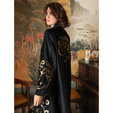 Arabic Mandala Black Abaya