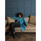 Arabic Mandala Teal Jacket