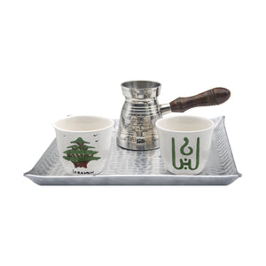 Lebanese Cedar Coffee Set