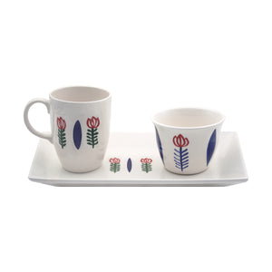 Tulip Tray, Mug & Tea Cup Set