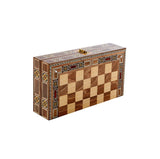 Mini Classic Backgammon & Chess Board