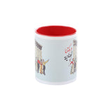 Red Baalback Porcelain Mug