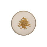 Mouftah El Chark Golden Cedar Coasters - Set of 6 
