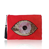 Evil Eye Pouch - Red