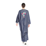 Jeans Floral Abaya 