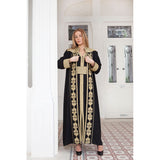 Black & Gold Abaya