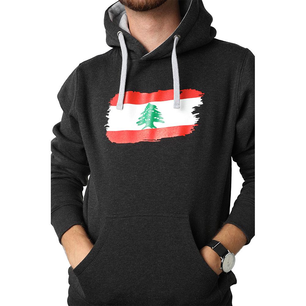 Lebanon Grey Men's Hoodie